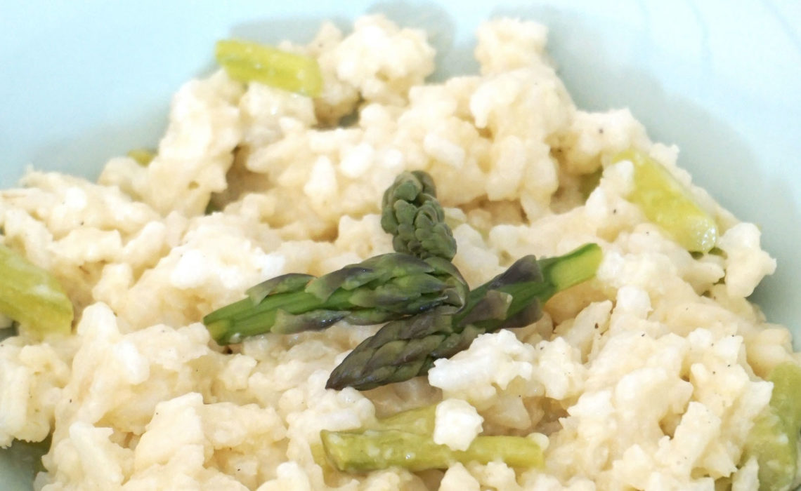 Recette isotto asperges cantal