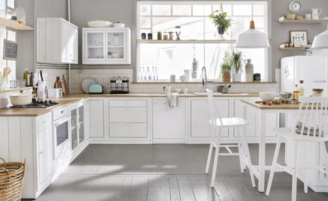 Cuisine blanche maisons du monde