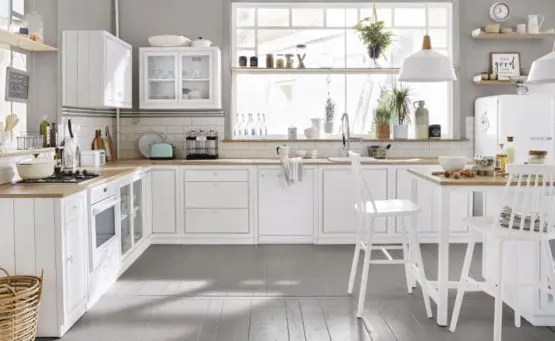Cuisine blanche maisons du monde