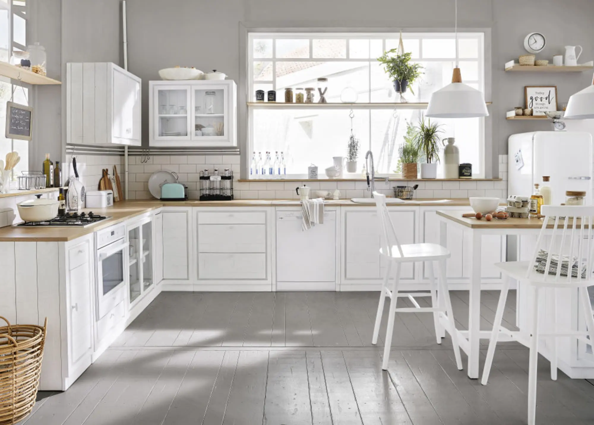 Cuisine blanche maisons du monde