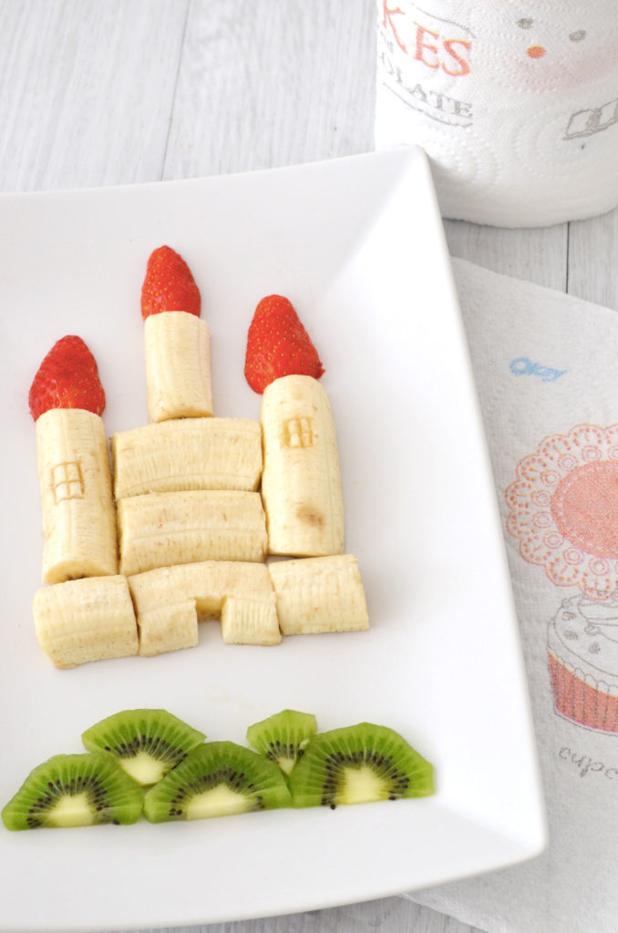 Assiette créative enfant pour leur faire manger des fruits