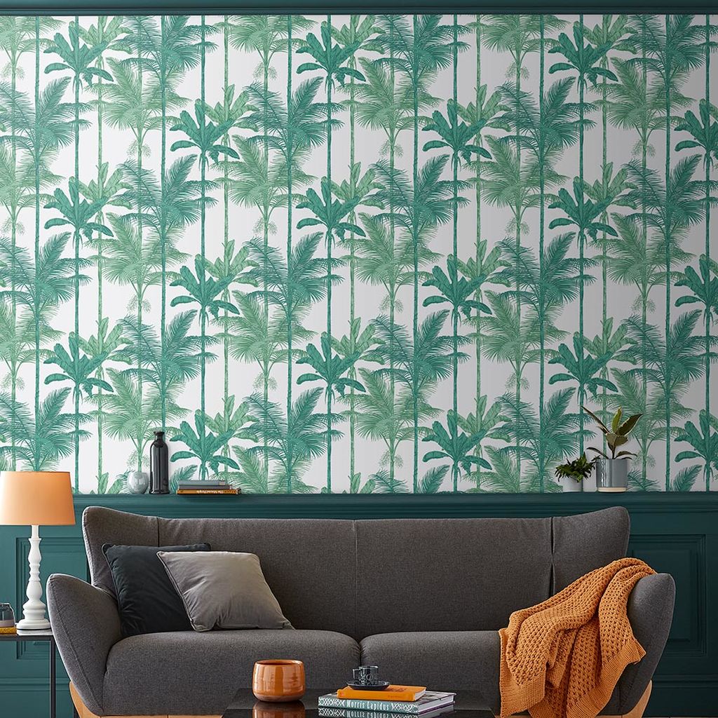Idée déco chambre enfant : Papier peint nature jungle