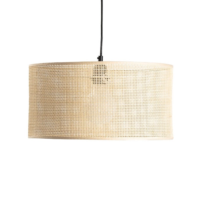 Luminaire : suspension en rotin, suspension tressée, suspension bambou