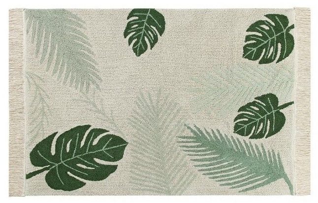 Tapis chambre enfant : tapis inspiration jungle nature tropicale