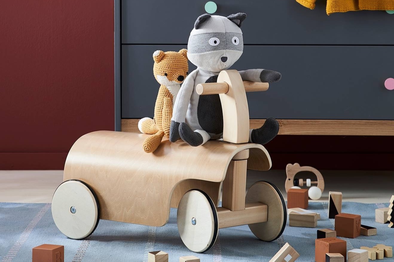 jouet porteur bois