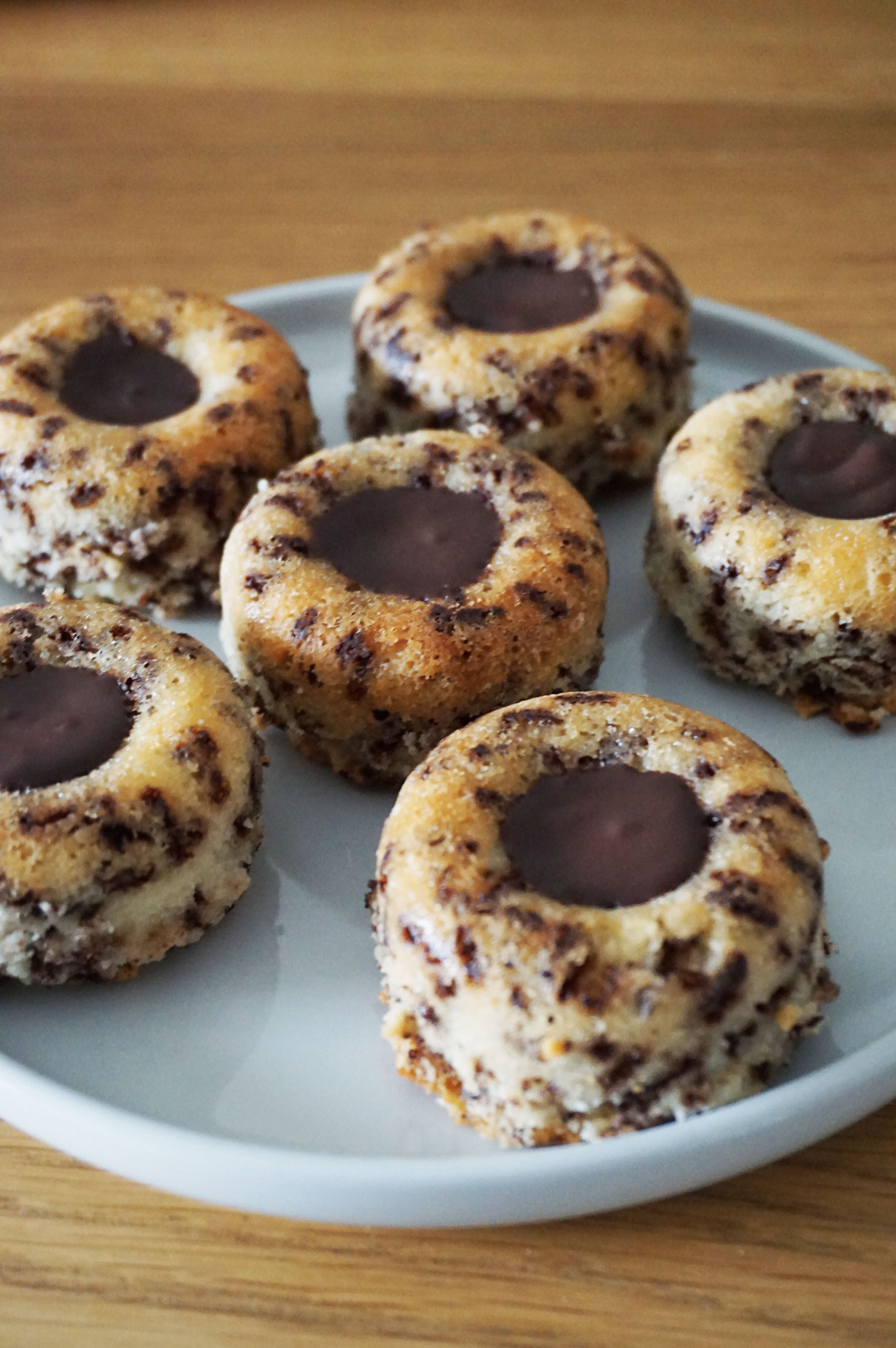 Recette goûter maison : Financiers tigrés coeur de ganache au chocolat