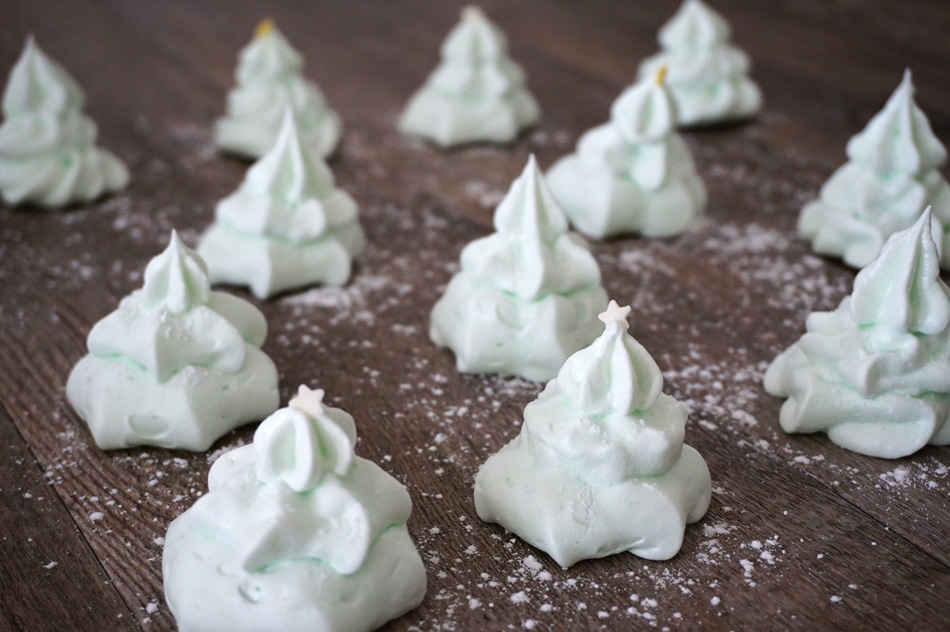 Sapin meringue noel