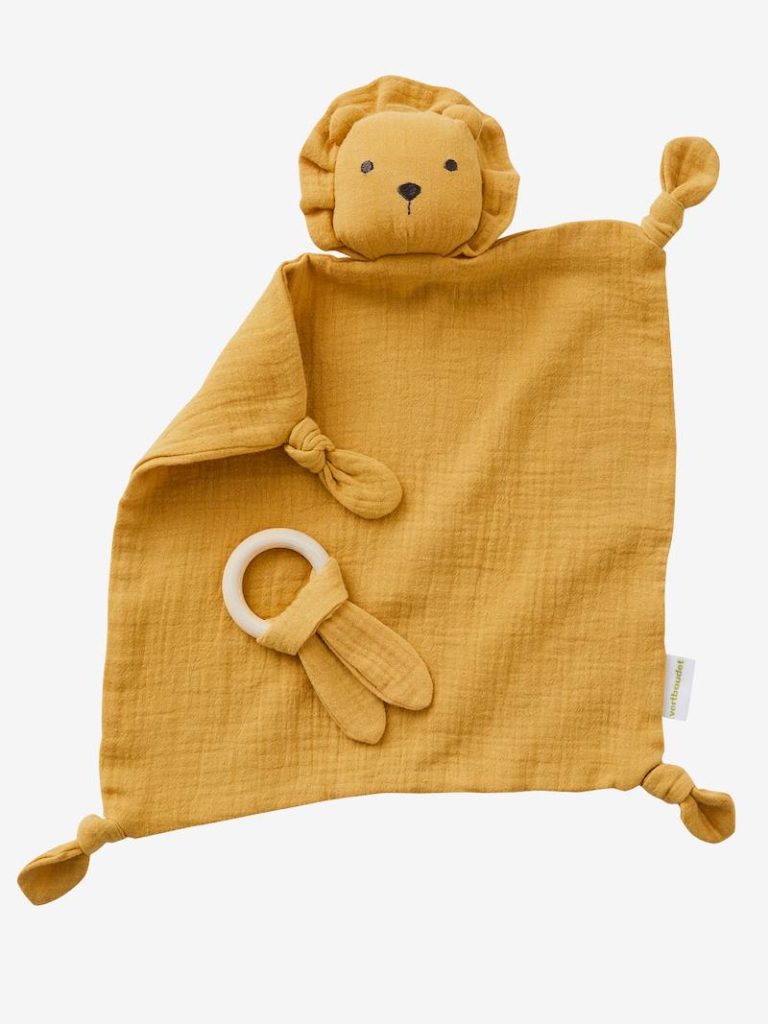 Doudou lange hochet rond