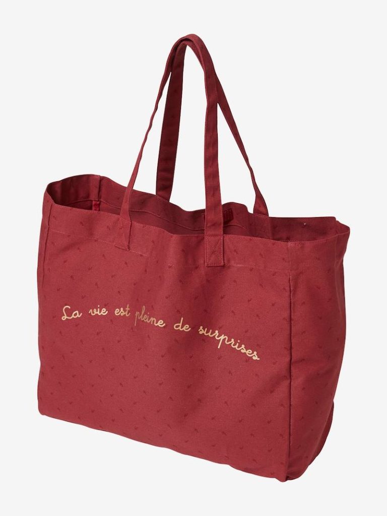 Sac en toile la vie est pleine de surprises