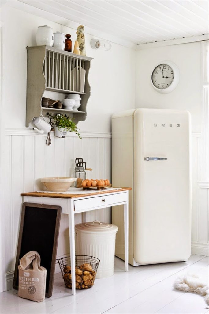 Cuisine retro industrielle smeg