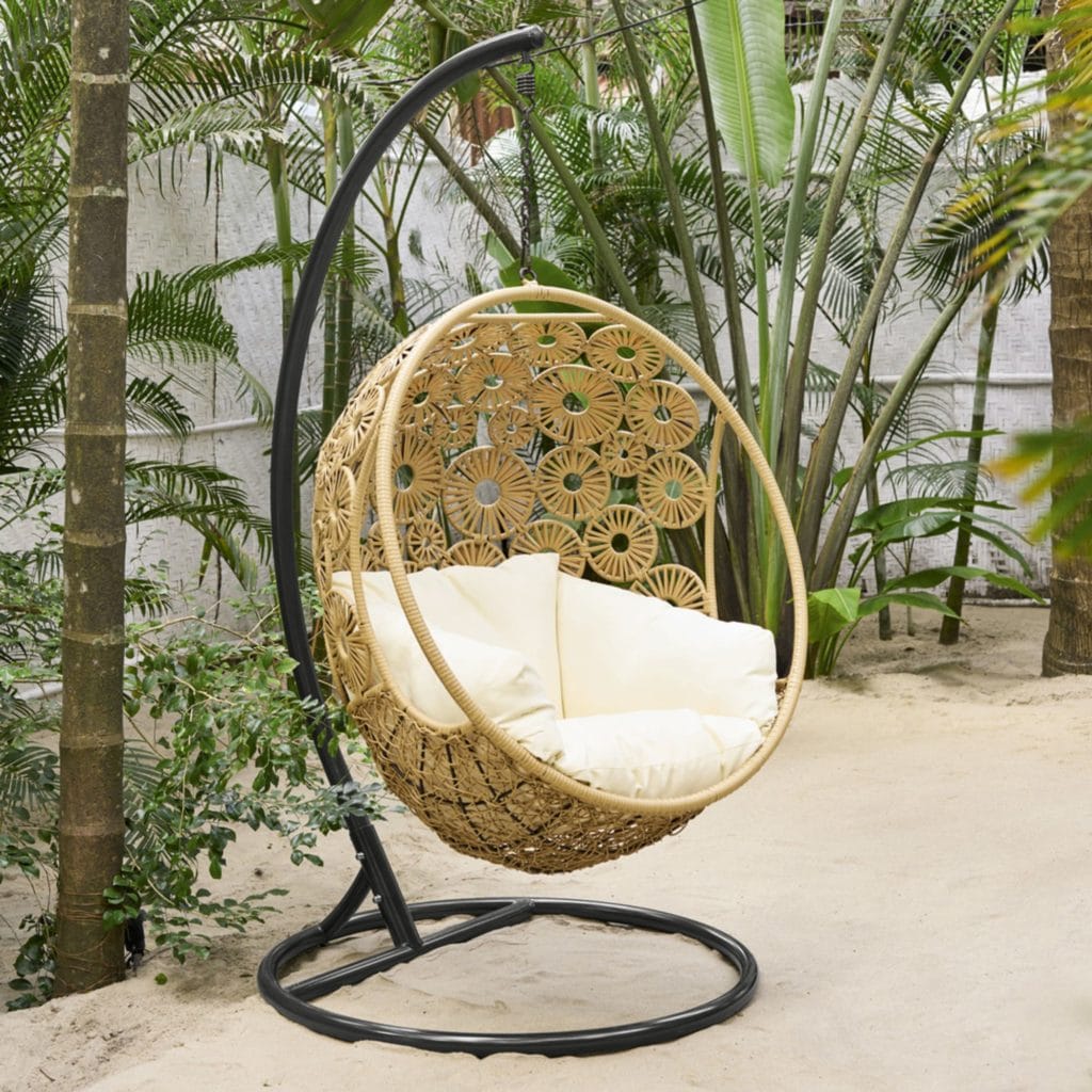 Fauteuil suspendu de jardin