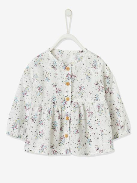 blouse fleurie bebe fille