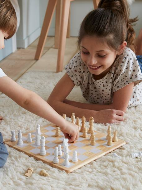 jeu dechecs en bois