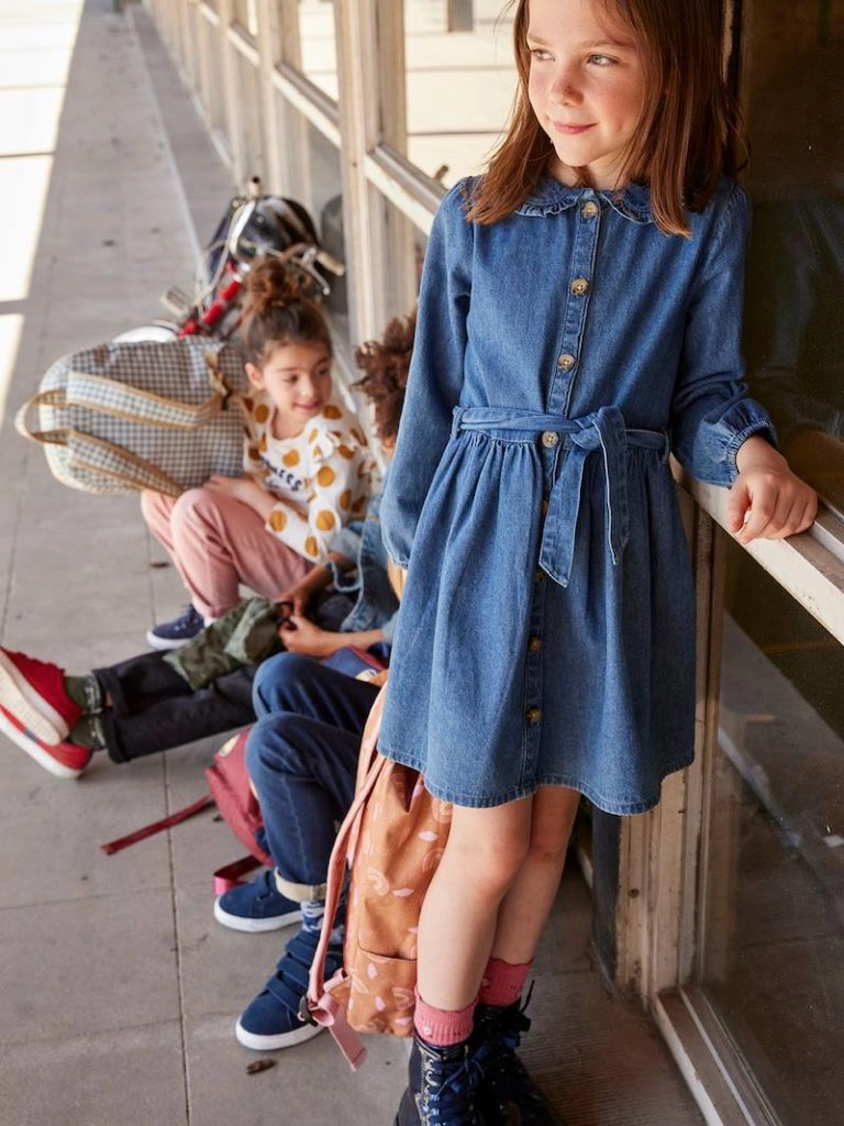 robe chemise en denim