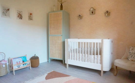 La chambre bébé fille poétique de Charline