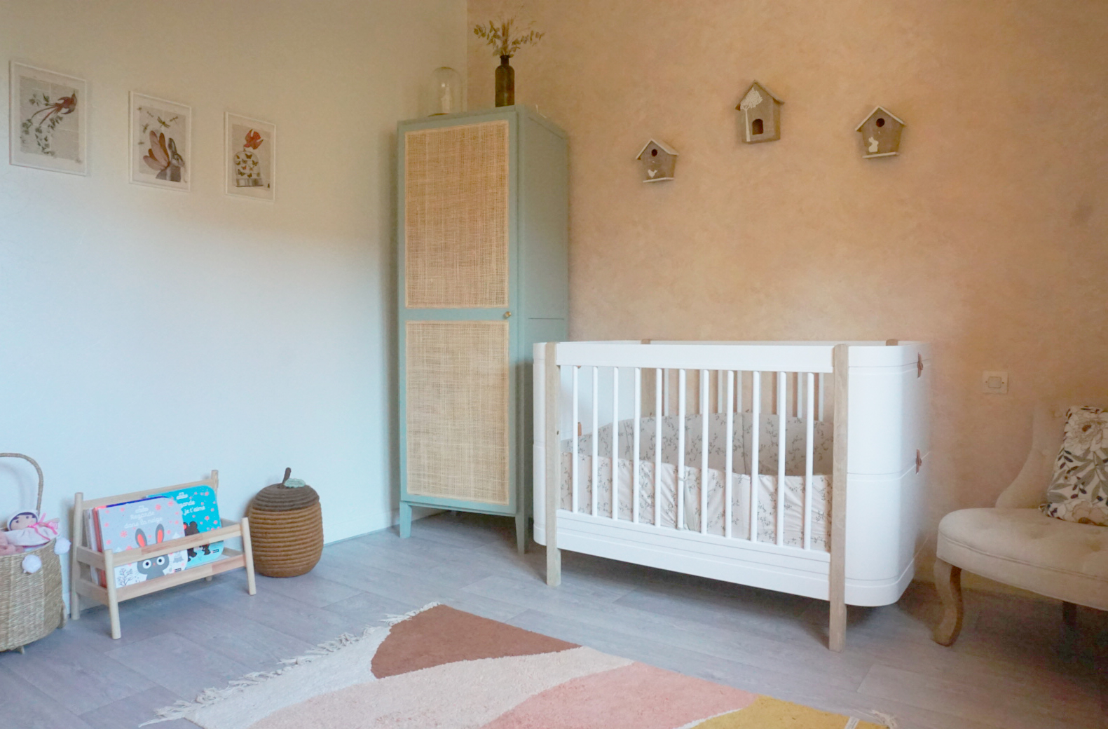 La chambre bébé fille poétique de Charline