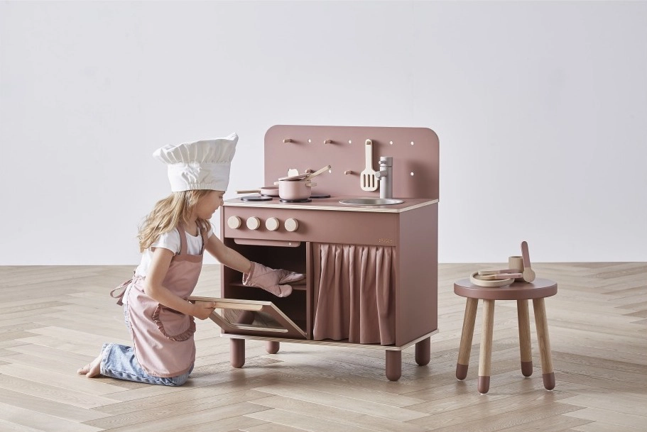 cuisiniere en bois enfant