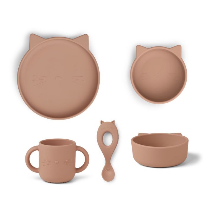 set vaisselle vivi en silicone set de