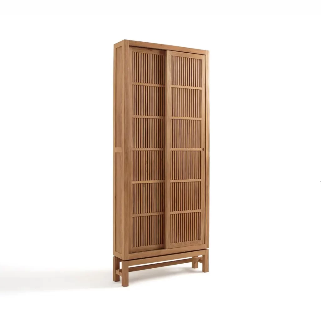 armoire teck meuble salle de bain