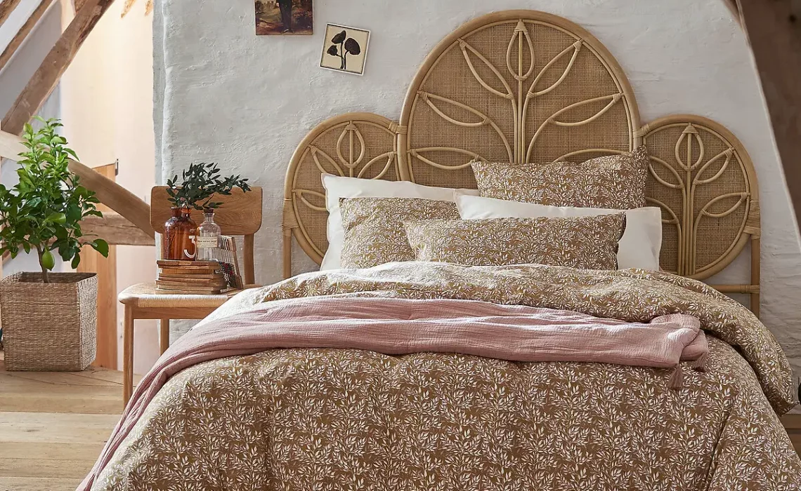 housse couette fleurs