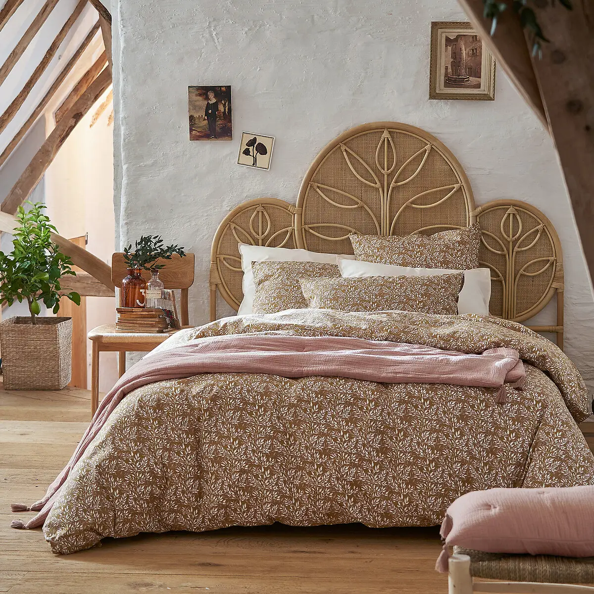 housse couette fleurs