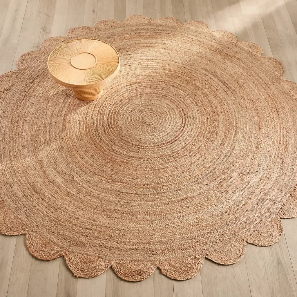 tapis rond jute la redoute