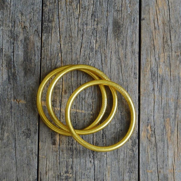 bracelets joncs et poudre d or x