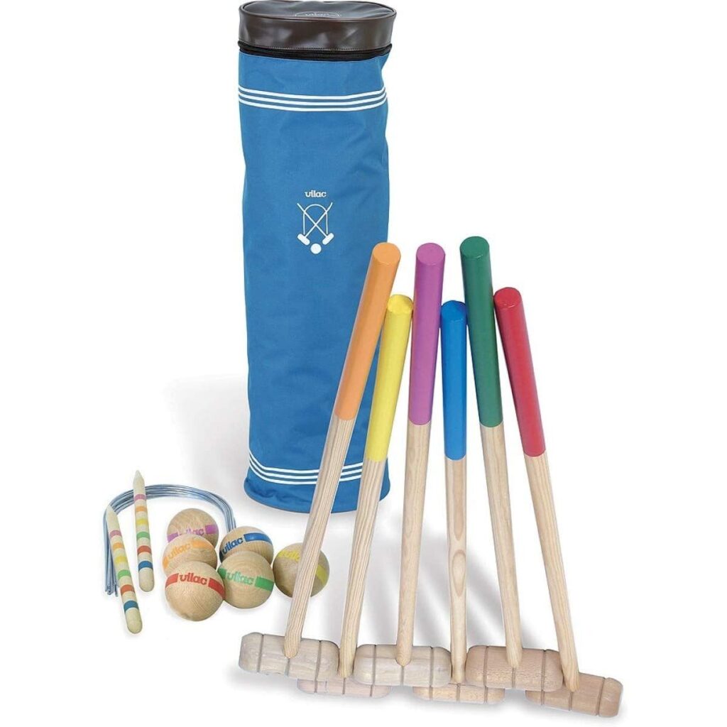 croquet jeu en bois exterieur vilac