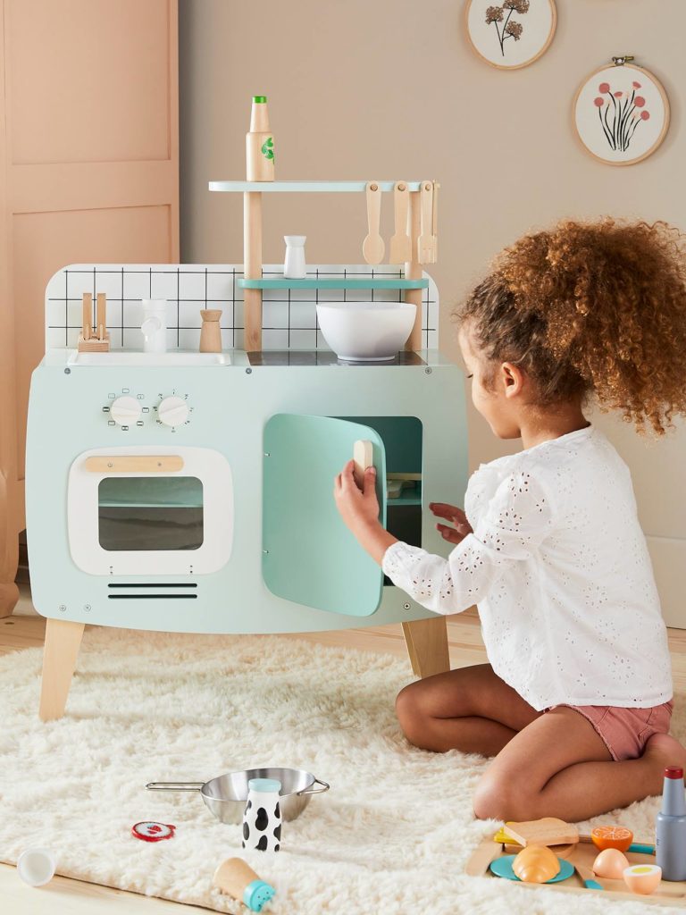 cuisinette design en bois menthe