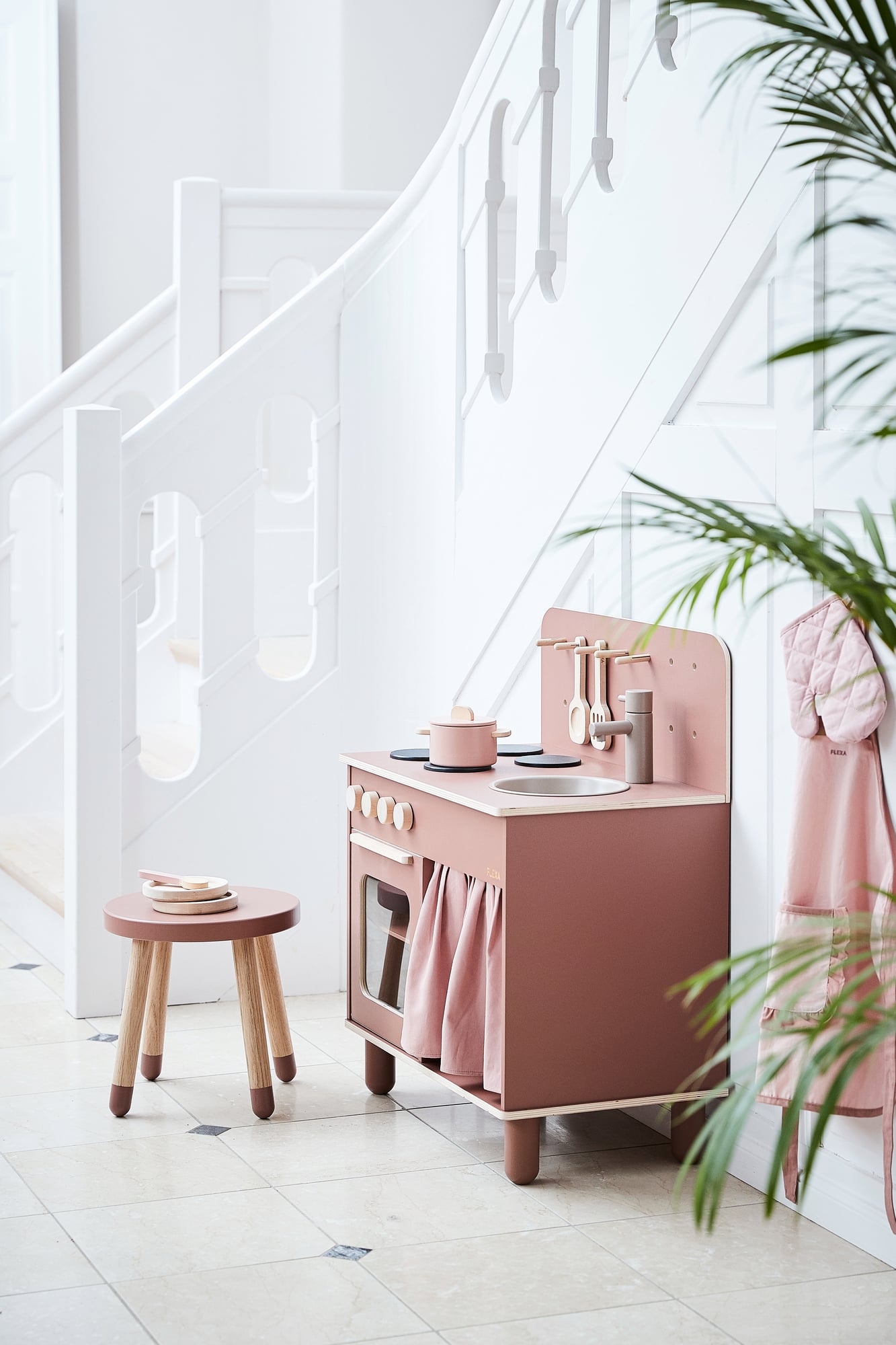 Machine à Café Jouet Enfant – 15 Pièces Bois – Moulin Clic-Clic – Set Petit-Déjeuner – Dès 3 Ans – Cadeau Montessori