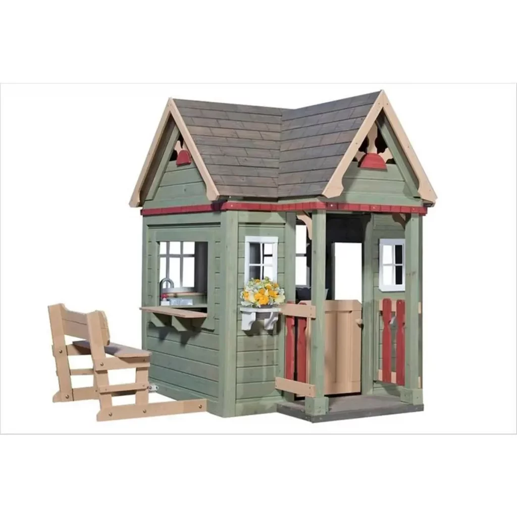 cabane victorienne bois enfant