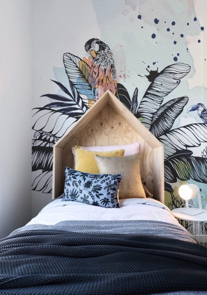chambre enfant papier peint jungle