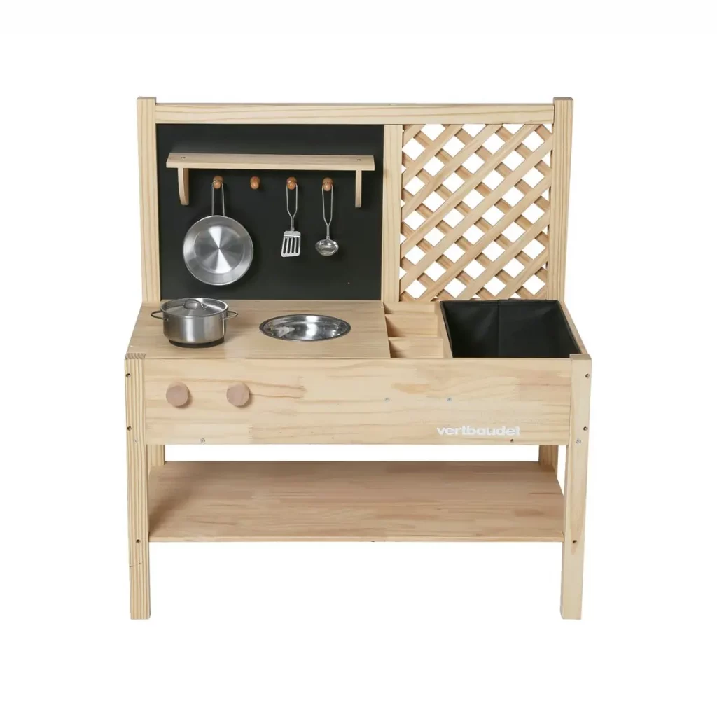 cuisine ete enfant en bois