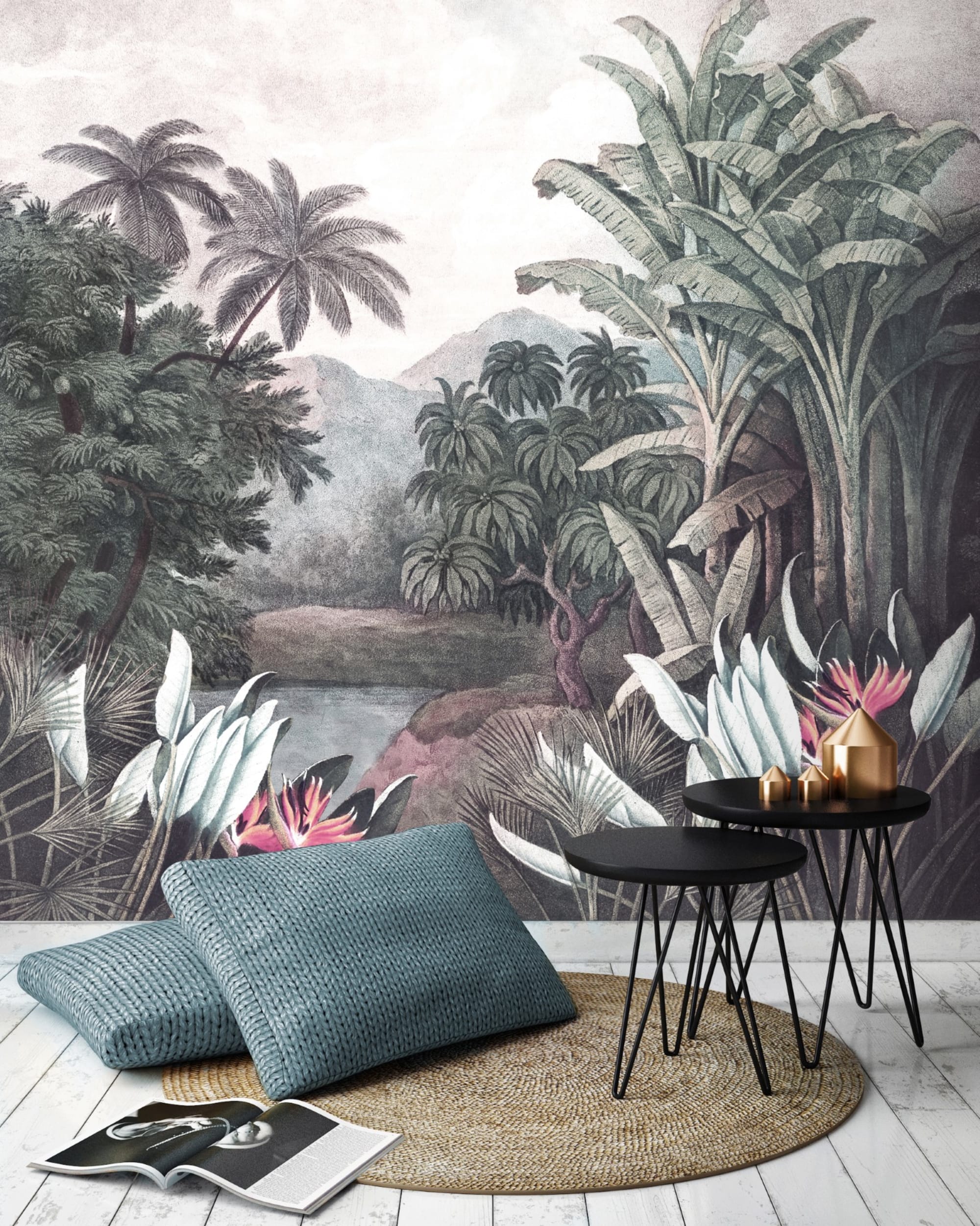 Papier Peint Jungle Tropicalenull