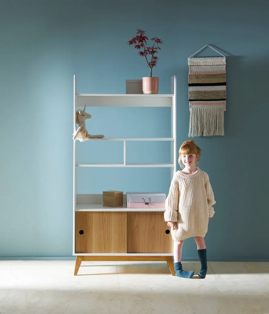 etagere bibliotheque enfant bois
