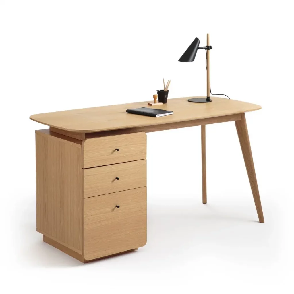 bureau bois avec rangement