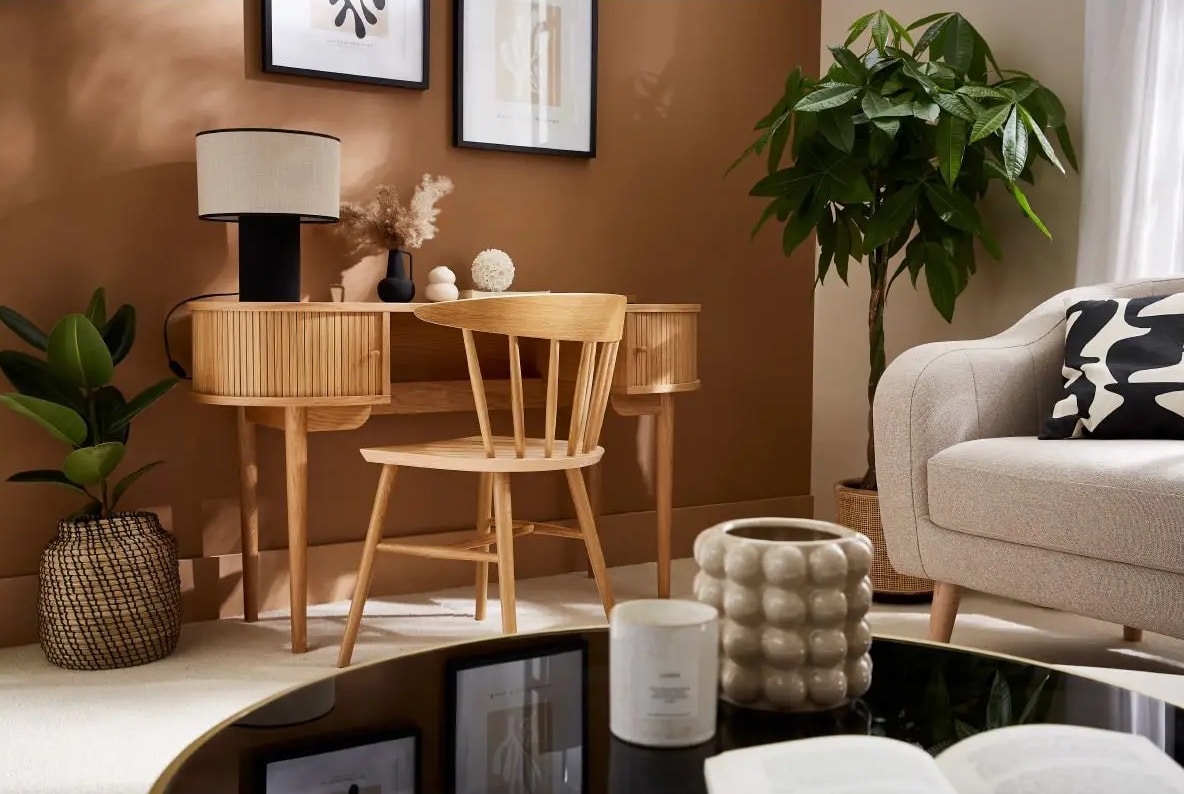 Un bureau en bois design - Blog déco