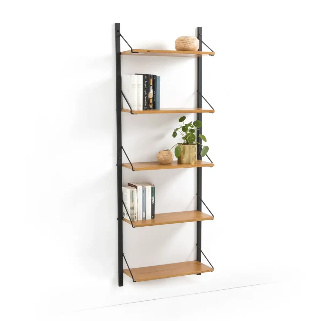 etagere bibliotheque bureau salon