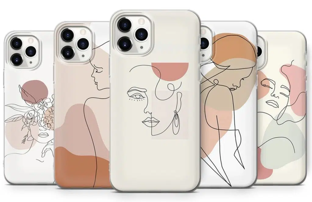 coque iphone femme visage design