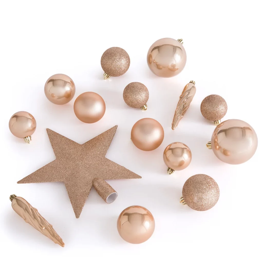 deco boules noel caramel la redoute