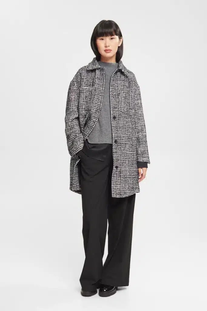 manteau laine femme esprit