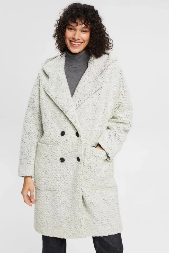 manteau laine femme esprit