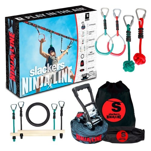 parcours ninja slackline