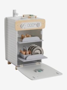 Cafetière Enfant En Bois ICEKO Avec 11 Accessoires - Jeu D'imitation Marchande, Cadeau Garçon/Fille