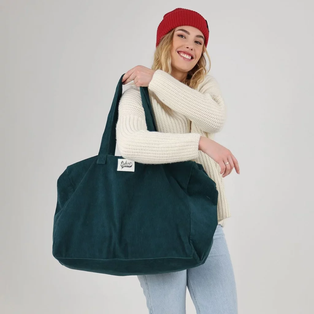 sac week end femme velours cotele
