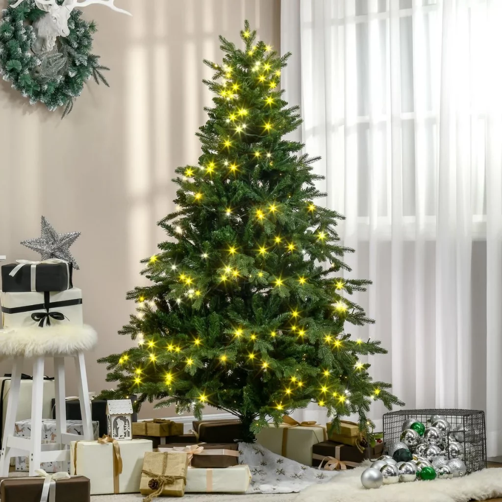 sapin noel artificiel lumineux led