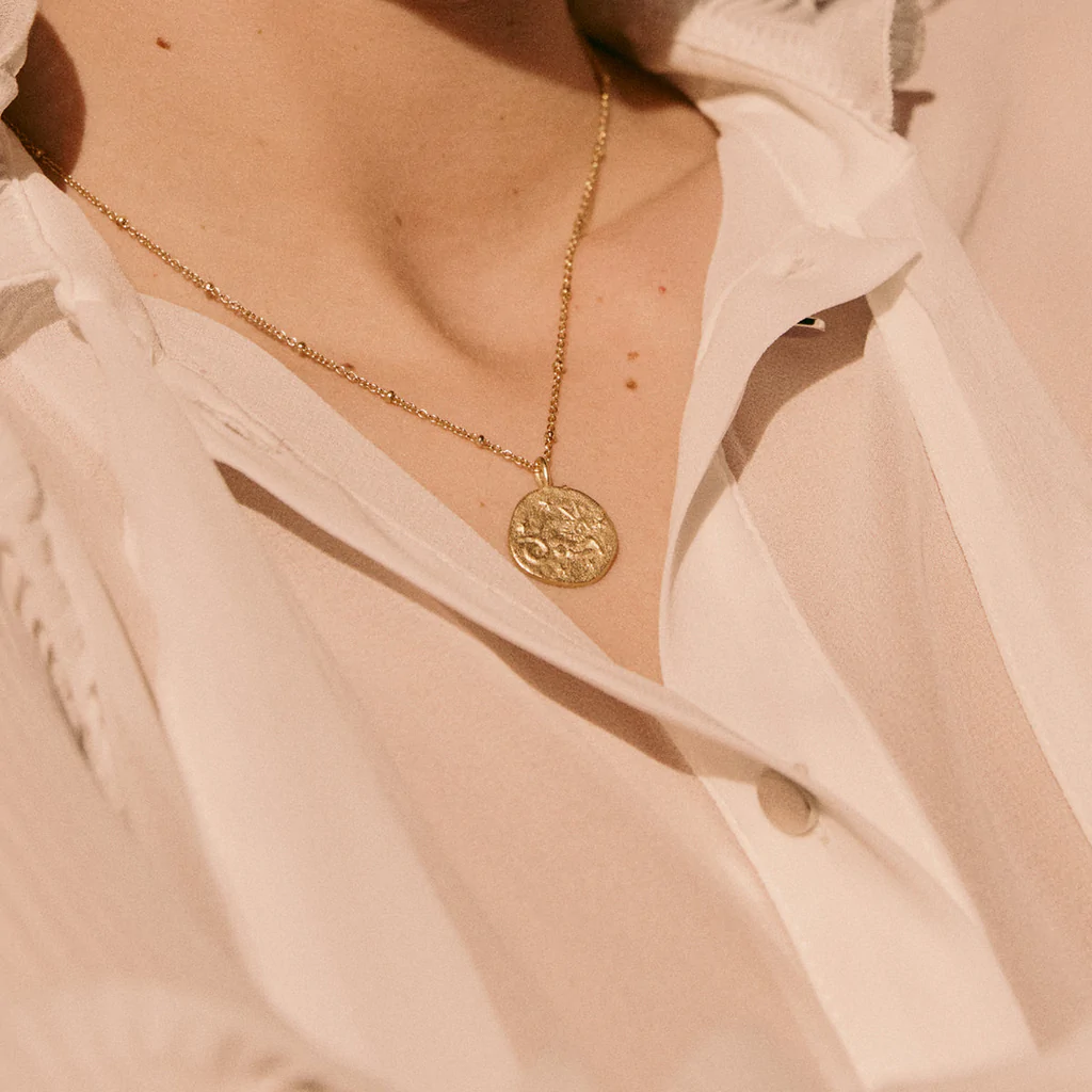 agape studio capricorn necklace jewelry gold x