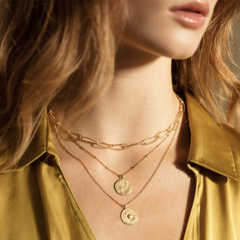 agape studio isis necklace jewelry gold x