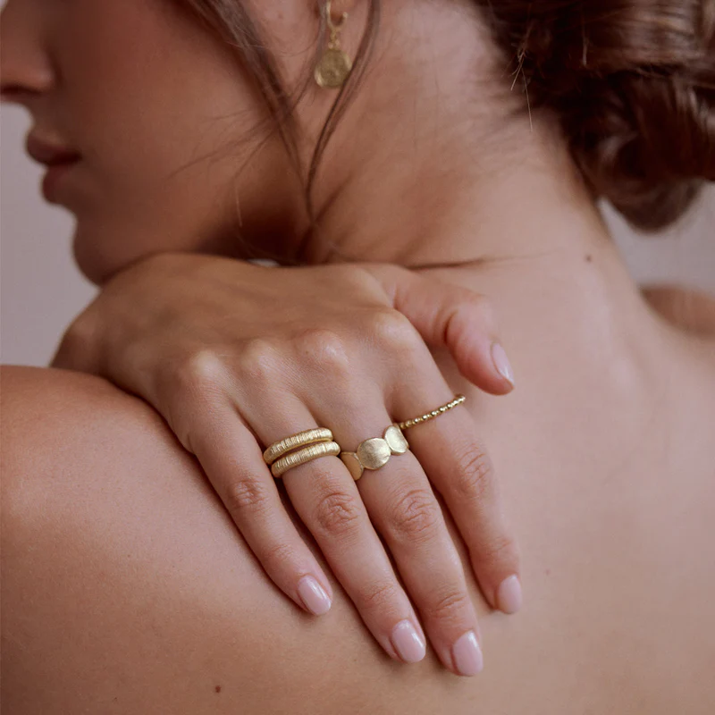agape studio rings jewelry gold x