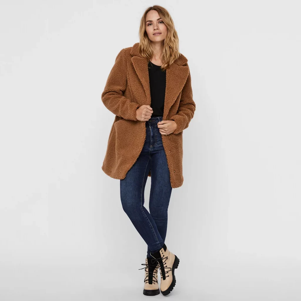 manteau chaud style femme